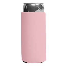 Foldable Slim Can Cooler - Color: Light Pink