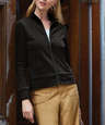 Brooks Brothers Women’s Double-Knit Full Zip Sweatshirt