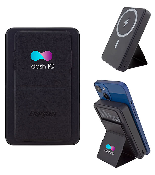 10,000 mAh Energizer Mag-N-Kick Wireless Power Bank and Phone Stand