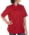 Red Kap Women's MIMIX Short Sleeve Chef Coat