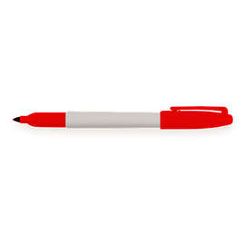 Sharpie Fine Point Permanent Marker - Color: Red