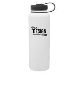 40 oz. h2go Venture Copper Vacuum Insulated Water Bottle - Color: White