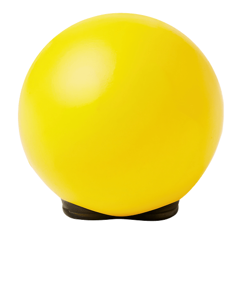 Classic Smiley Face Stress Ball in Yellow