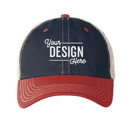 Legacy Old Favorite Trucker Hat - Color: Navy / Scarlet Red / Khaki