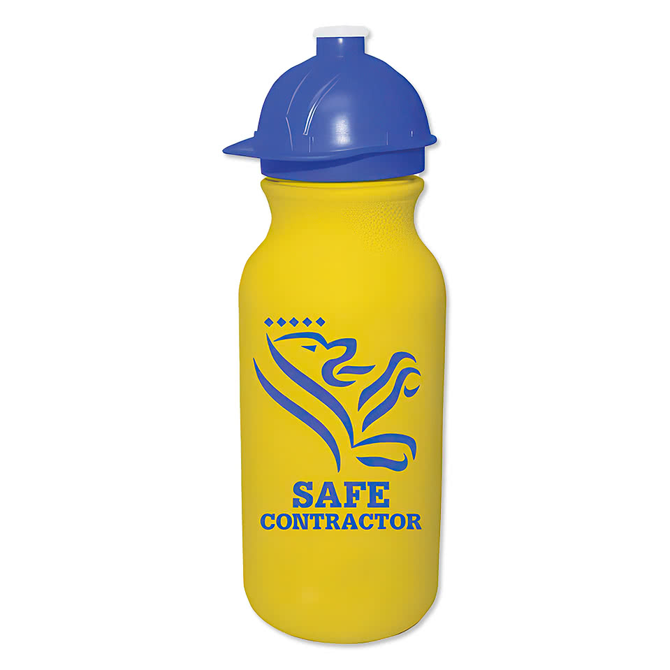 20 oz. Safety Helmet Bike Water Bottle