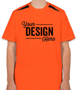 High Five Contrast Performance Jersey - Color: Power Orange / Black