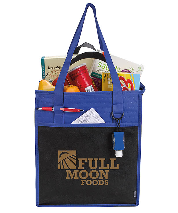 Full Color Koozie® Large Insulated Grocery Tote Bag
