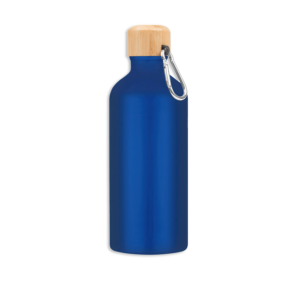 Full Color 20 oz. Tundra Aluminum Bike Water Bottle with Bamboo Lid-default