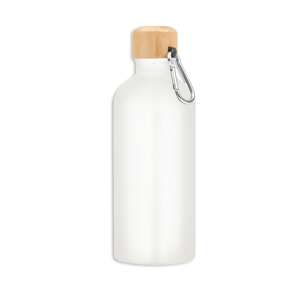 Full Color 20 oz. Tundra Aluminum Bike Water Bottle with Bamboo Lid-default