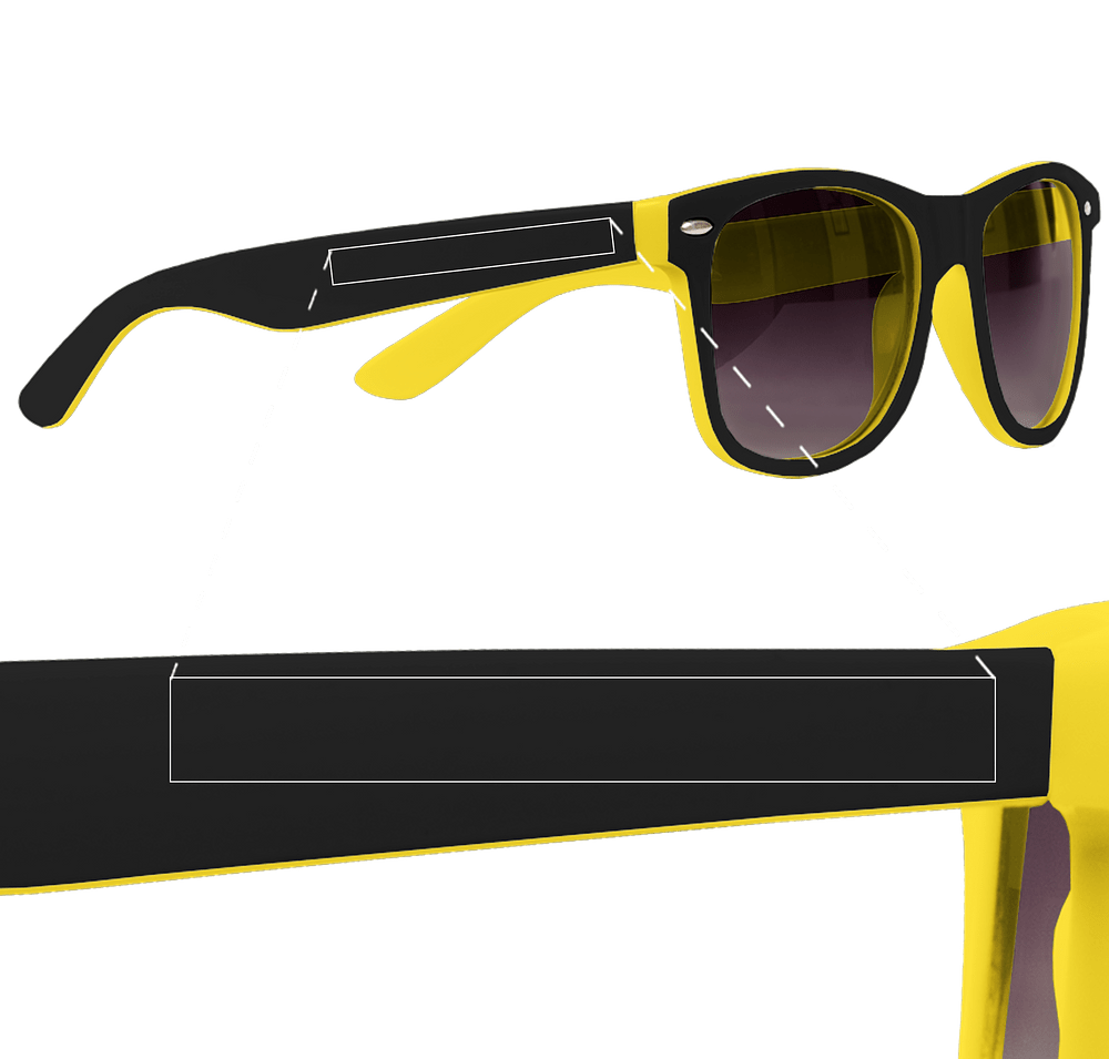 Two-Tone Malibu Sunglasses-default