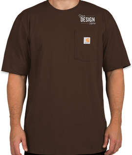 Carhartt Tall Workwear Pocket T-shirt - Color: Dark Brown