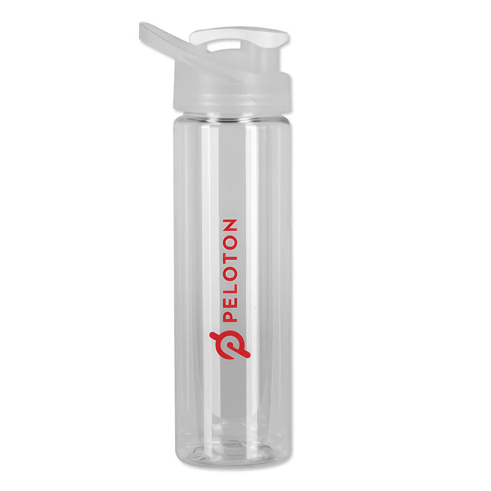 25 oz. Yuma Clear Freedom Water Bottle with Guzzler Lid
