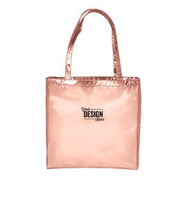 Runway Metallic Tote - Color: Rose Gold
