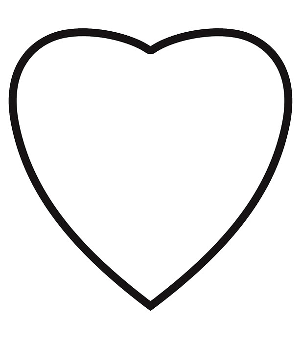 Memo Board Heart w/ Rem Adh