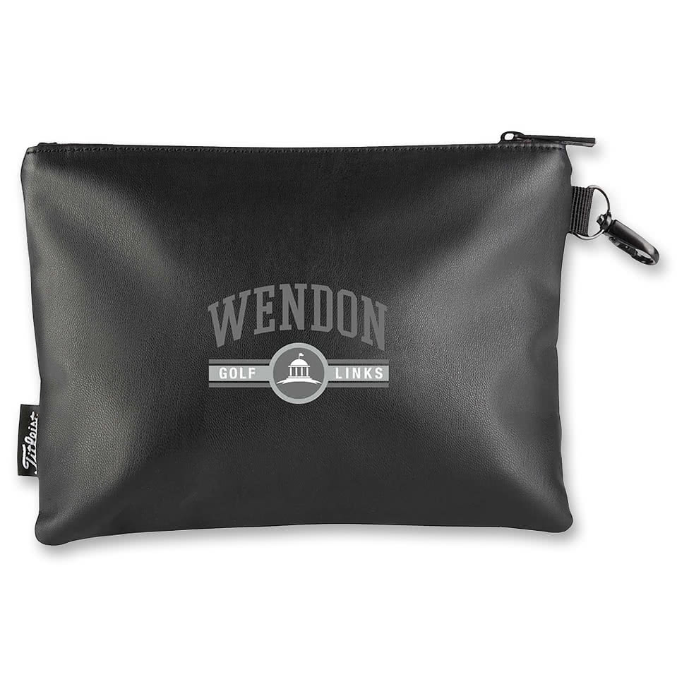 Debossed Titleist Zippered Pouch