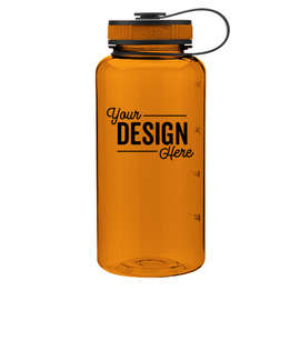 34 oz. h2go Wide Water Bottle - Color: Tangerine