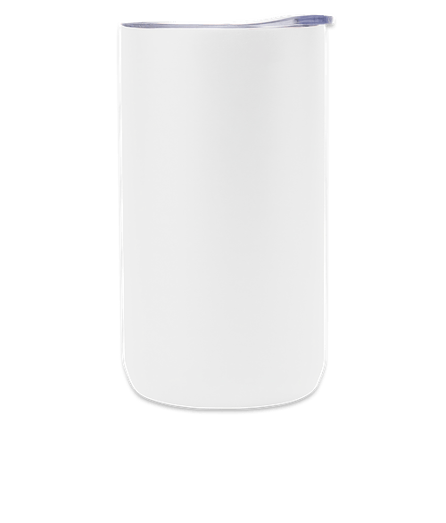 Laser Engraved 12 oz. 4-In-1 Insulated Can Cooler in WHITE