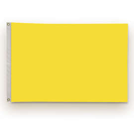 Full Color 2' x 3' Double Sided Nylon Flag - Color: Yellow