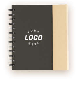 Organized Lock-it Spiral Notebook with Pen
