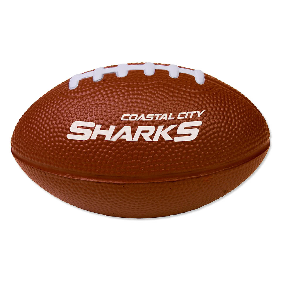 5" Football Shaped Stress Reliever