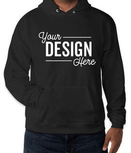 Hanes EcoSmart 50/50 Pullover Hoodie - Color: Black