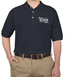 Devon & Jones Pima Pique Polo - Color: Navy