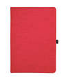 Debossed Leeman Roma Hard Cover Notebook with Phone Pocket