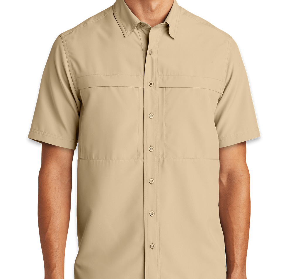 Port Authority Daybreak UV Short Sleeve Shirt-default