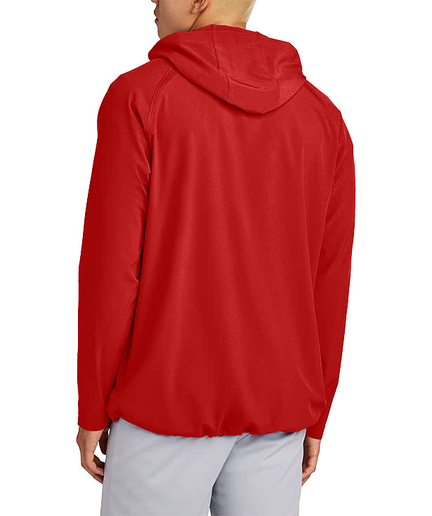 Custom Sport-Tek Repeat Half Zip Long Sleeve Hooded Baseball