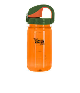 12 oz. Nalgene Kids On-The-Fly Water Bottle - Color: Orange / Juniper Orange