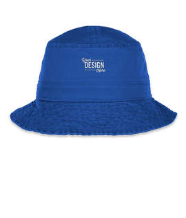Port Authority Garment Washed Twill Bucket Hat - Color: Royal