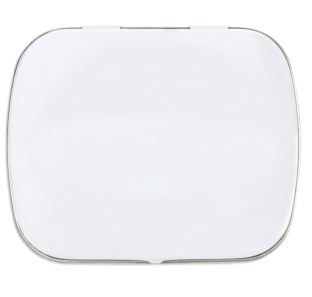 Full Color Domed Tin with Ribbon Shaped Mints-default