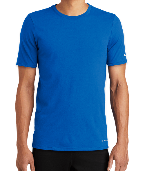 Nike Dri-FIT Jersey Blend Performance Shirt in Game Royal