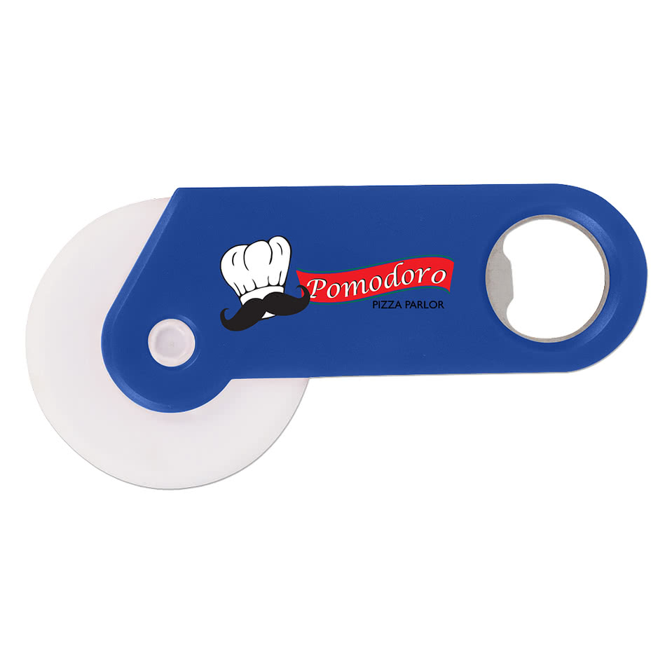 Pizza Cutter with Bottle Opener