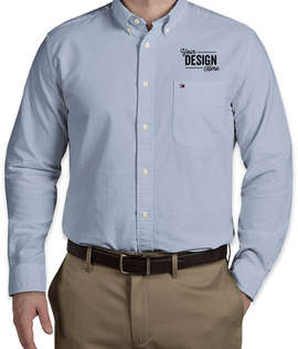Tommy Hilfiger New England Solid Oxford Shirt - Color: Collection Blue