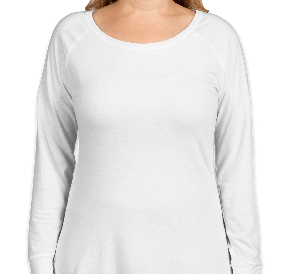District Women's Tri-Blend Long Sleeve Tunic T-shirt-default