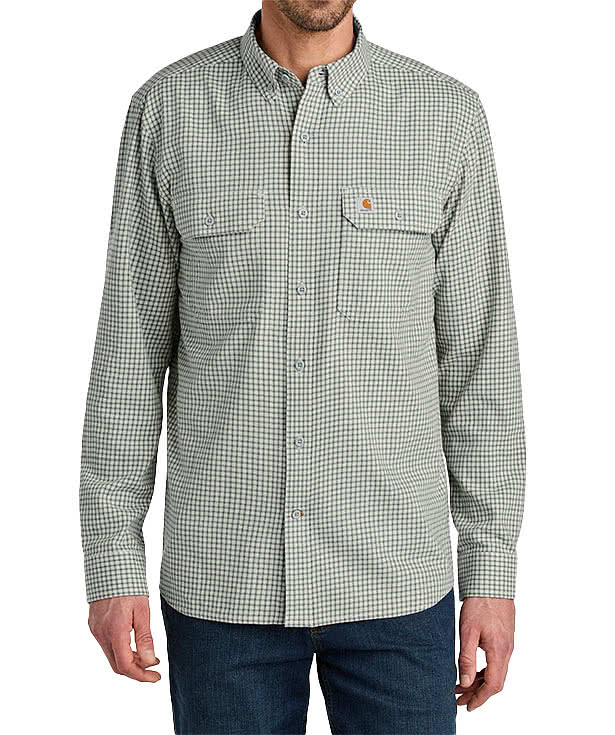 Carhartt Rugged Flex Plaid Long Sleeve Work Shirt