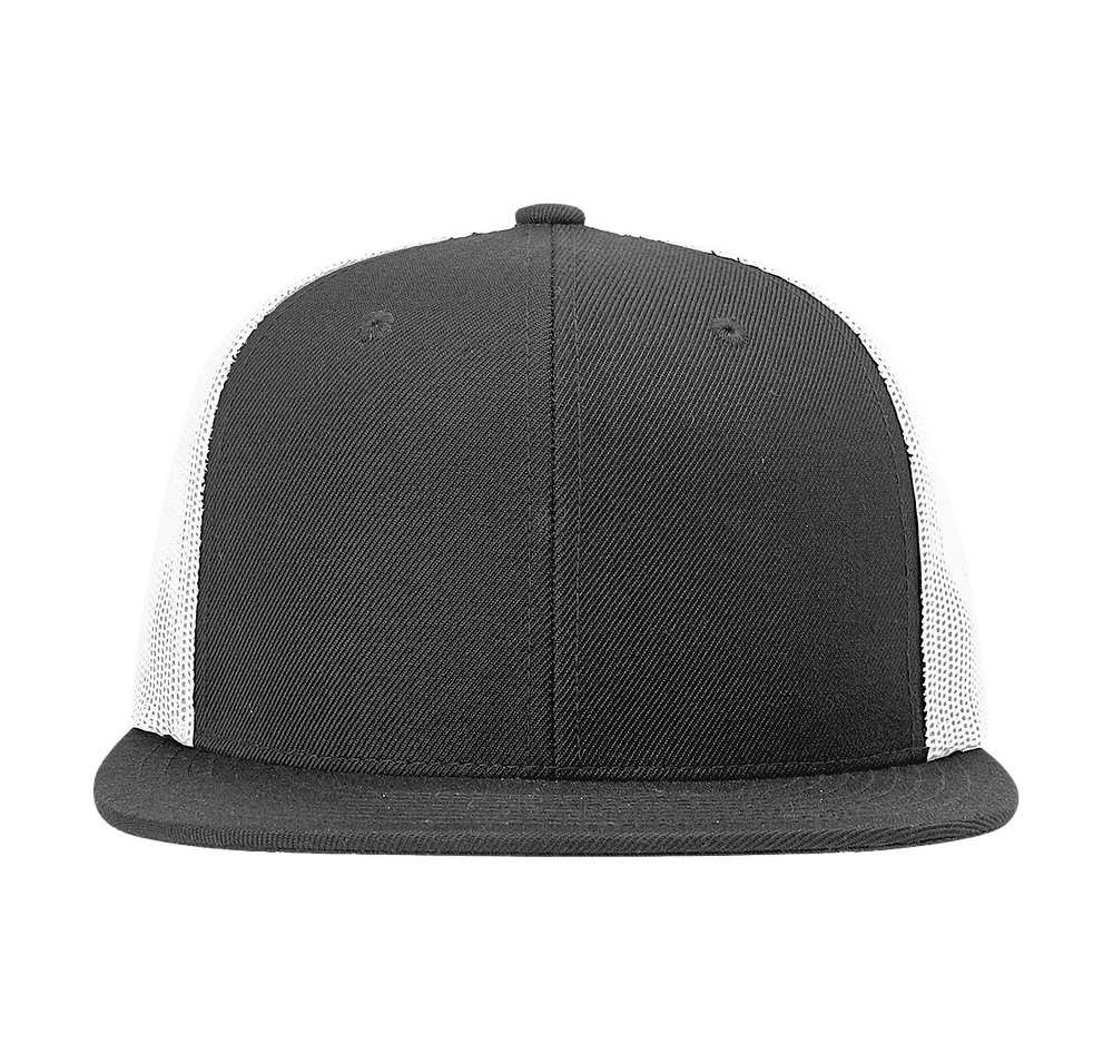 Richardson Acrylic-Wool Blend Snapback Trucker Hat-default