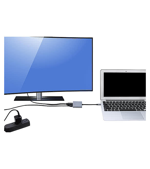 Compact 3-in-1 HDMI USB Hub
