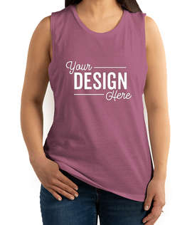 Next Level Women's Slim Fit Festival Muscle Tank - Color: Shiraz