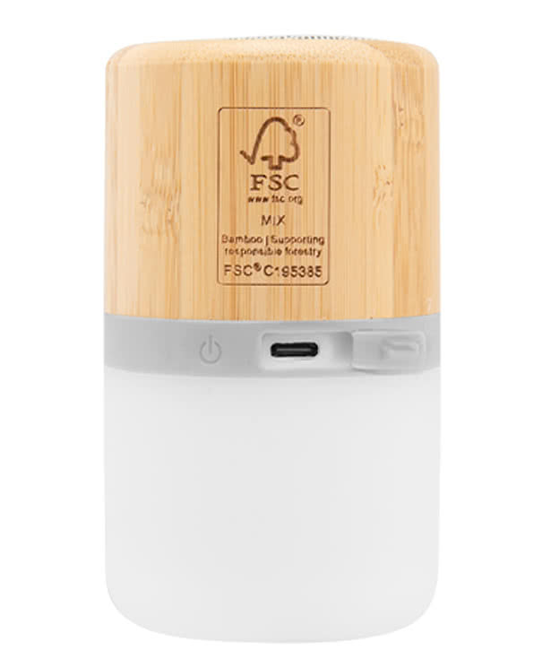 Bamboo Light Up Wireless Bluetooth Speaker 2.0