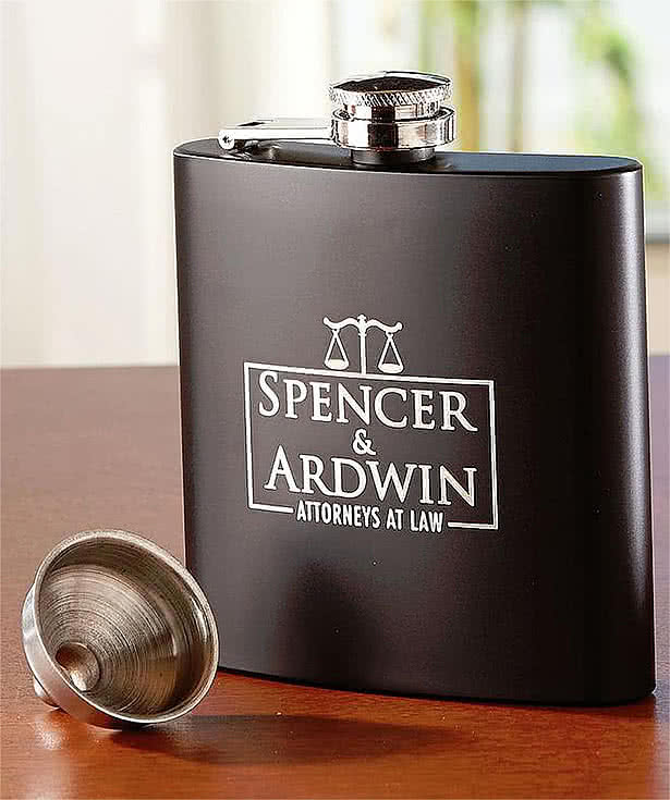 Black Flask Set