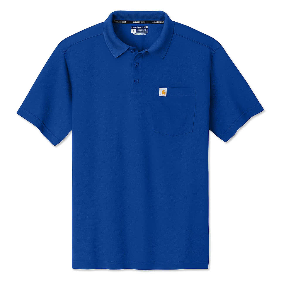 Carhartt Force UPF 40 Performance Pocket Polo - Embroidered