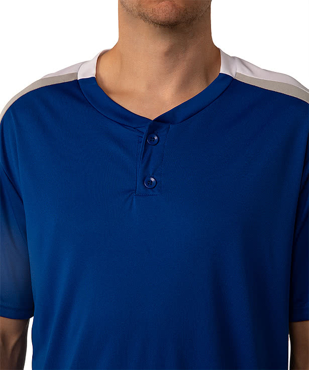 Augusta Colorblock Baseball Henley