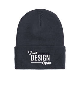 Port & Company Fleece Lined Cuff Beanie - Color: Navy