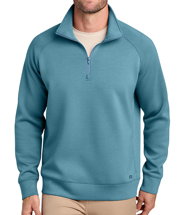 TravisMathew Momentum Shift Quarter Zip Sweatshirt