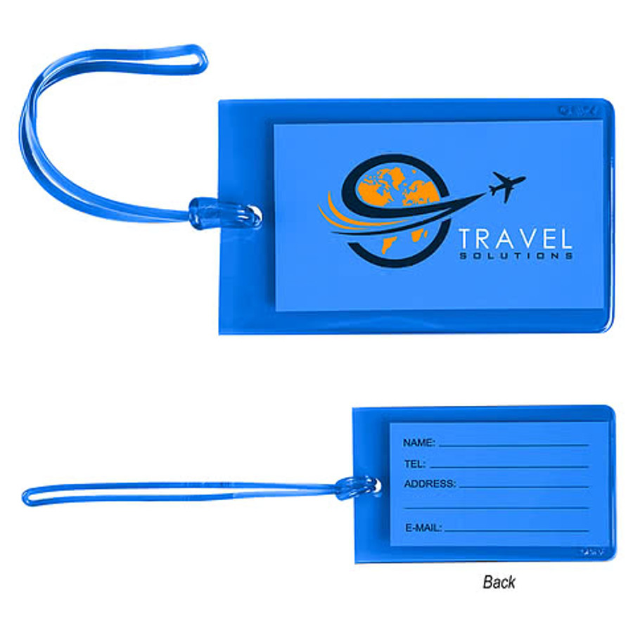 Jelly Luggage Tag in TRANSLUCENT RED