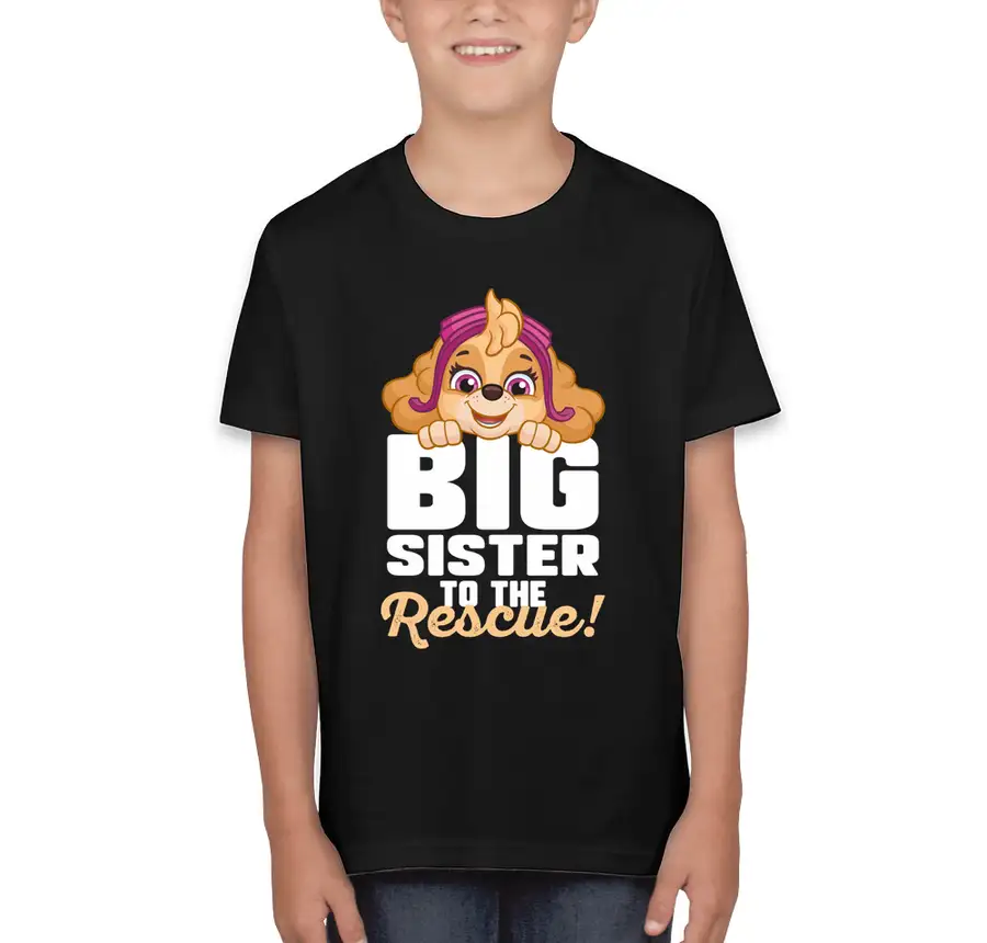 Paw Patrol - Skye - Big Sister Rescue - Bella + Canvas Youth Jersey T-shirt