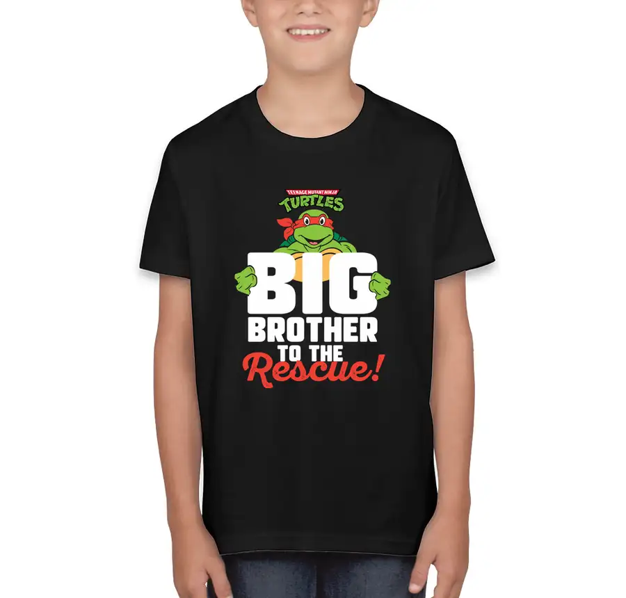 Teenage Mutant Ninja Turtles - Big Brother to the Rescue - Bella + Canvas Youth Jersey T-shirt