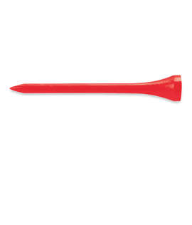 Birch Wood 2-3/4" Golf Tees - Color: Red
